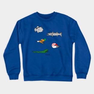 Deep Water Fish Crewneck Sweatshirt